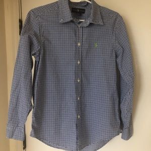 Boys Ralph Lauren Blue/Black Shirt